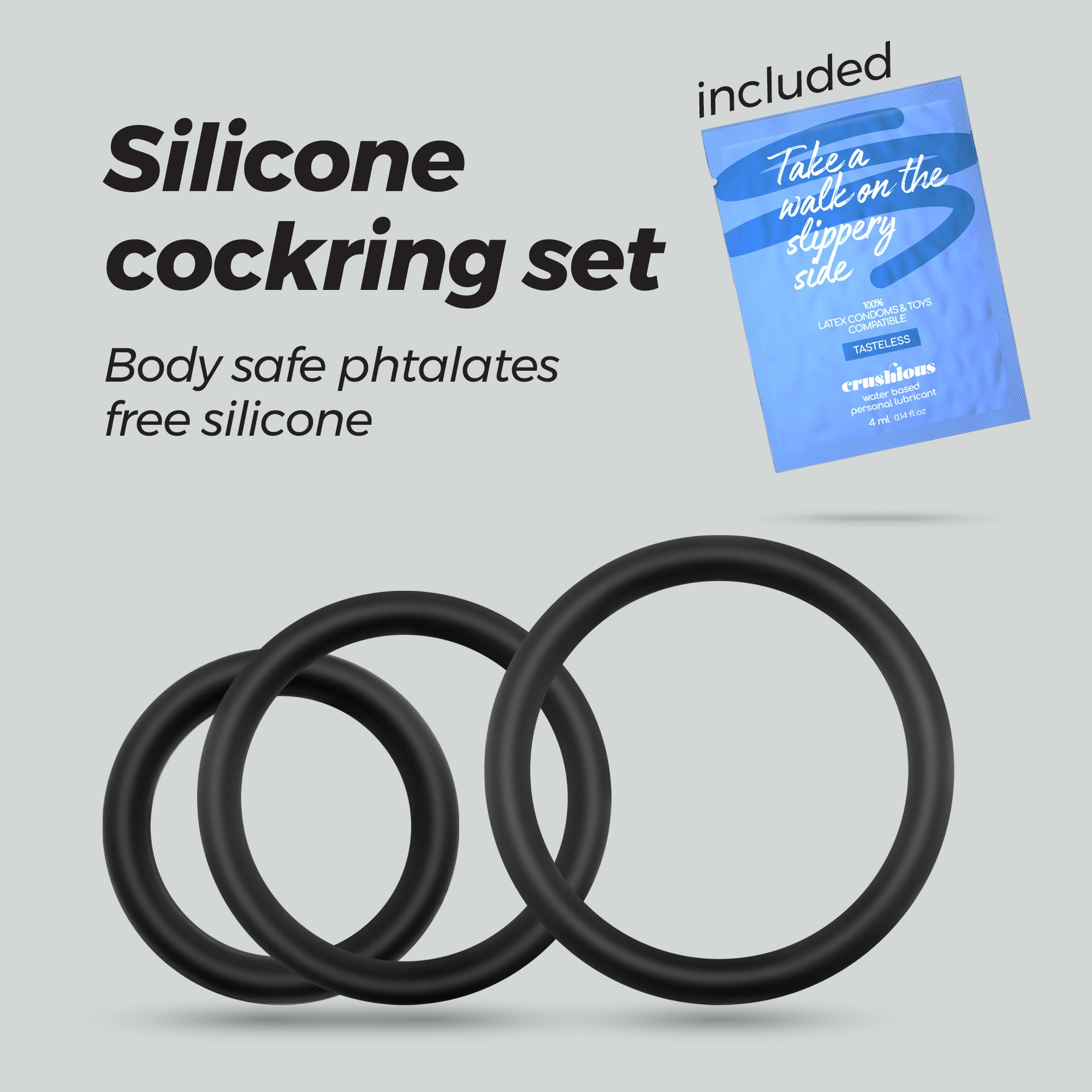 SET DE ANILLOS PARA EL PENE BANDOLEROS | MANTIENE ERECCIONES MÁS FIRMES Y DURADERAS - Imagen 2