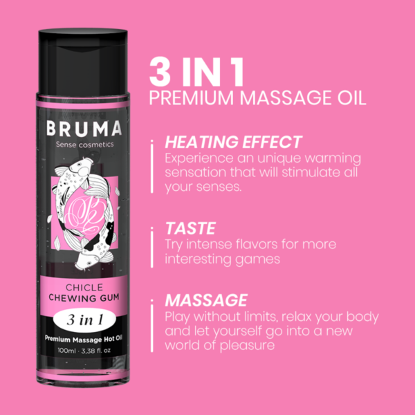 Aceite de Masaje Premium con Efecto Calor – BRUMA