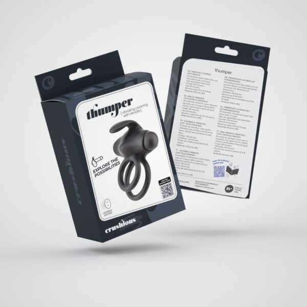 ANILLO VIBRADOR PARA PENE Y TESTÍCULOS THUMPER | 10 MODOS DE VIBRACIÓN POTENTE
