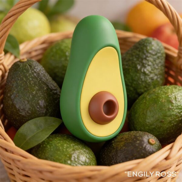 Avocado de Engily Ross – Estimulador de clítoris con succión, recargable e impermeable