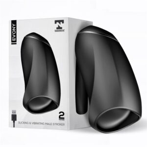 TARDENOCHE EVONY MASTURBADOR MASCULINO SEXO ORAL SUCCIÓN Y VIBRACIÓN 2 MOTORES USB SILICONA