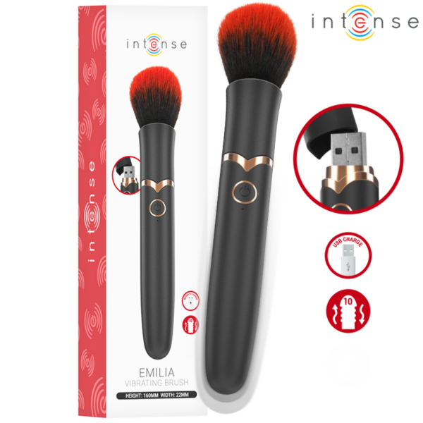 CEPILLO VIBRATORIO INTENSO EMILIA 10 VIBRACIONES 16 CM