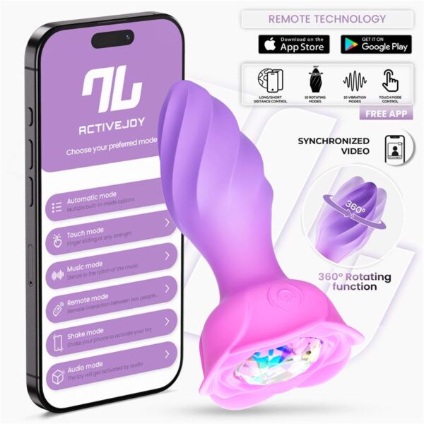 INTOYOU APP SERIES Moxy Plug Anal con Rotación 360º con App
